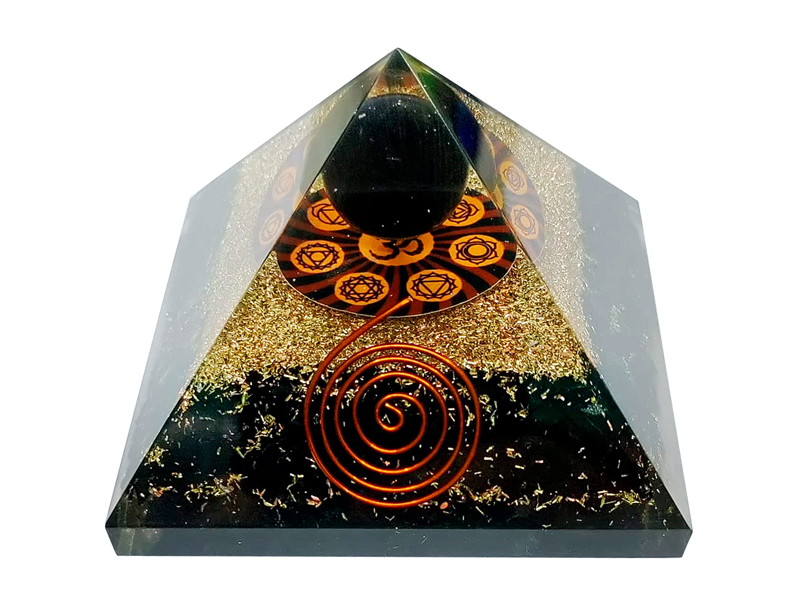 Pele Productions piramide-orgonita-shungita: armoniza el ambiente con energia equilibrada.