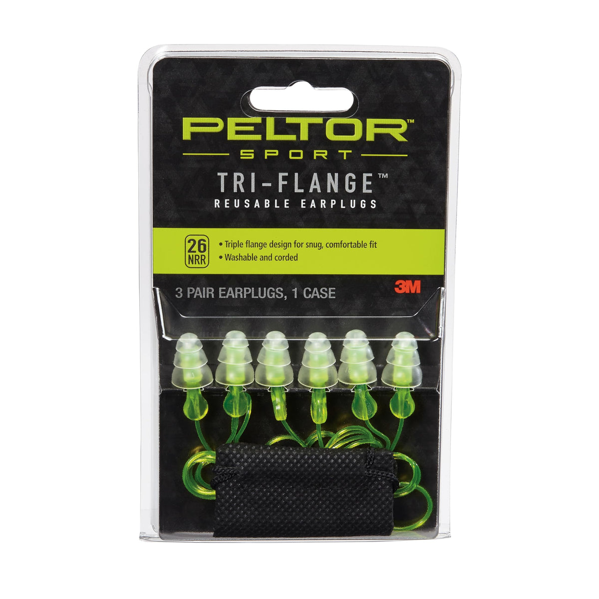Tapones Peltor Sport con cordón y ajuste cómodo para tiro