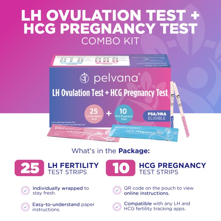 Pelvana pruebas embarazo HCG con empaque individual para resultados confiables