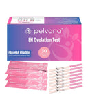 Pelvana prueba LH de ovulación con 30 tiras para fertilidad