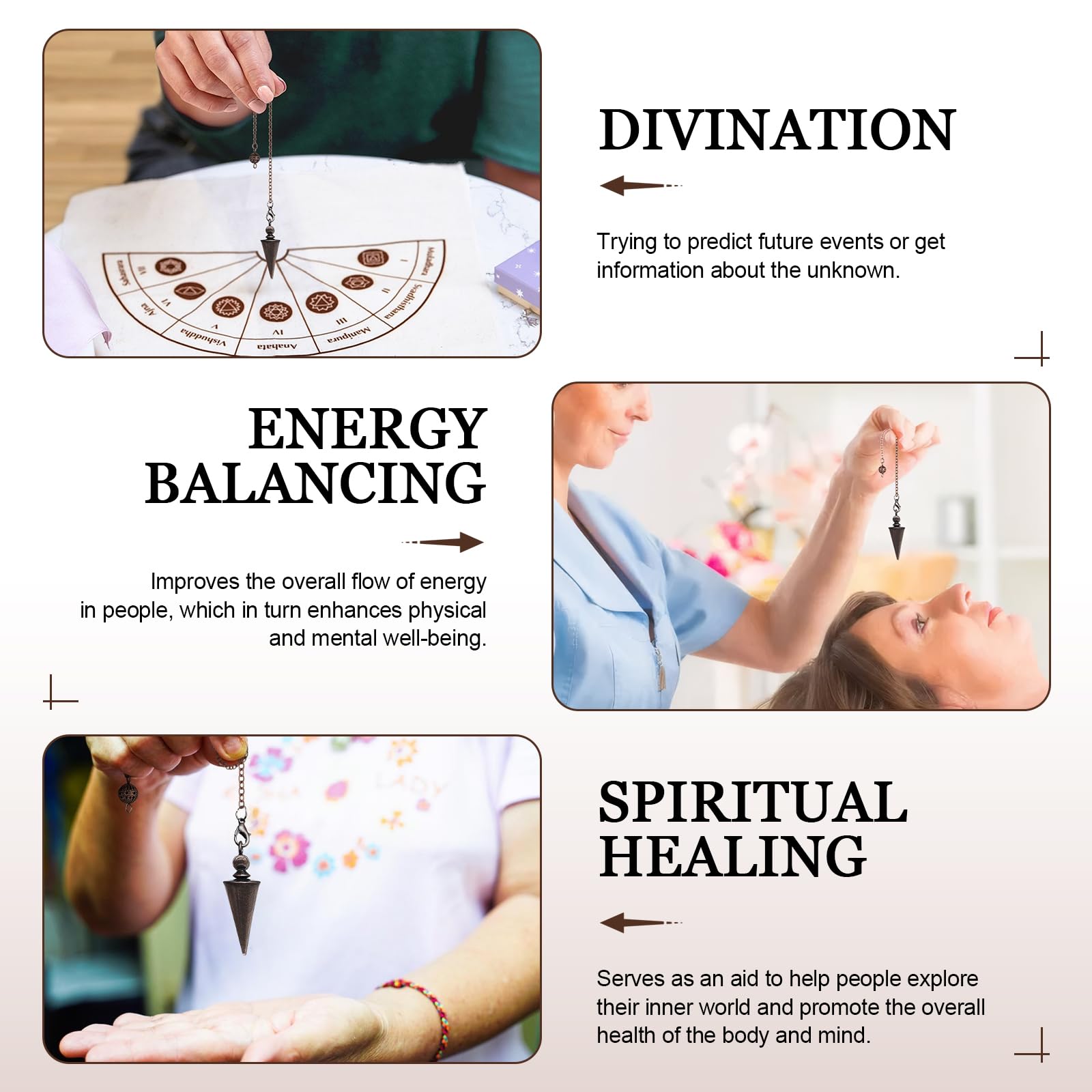 Regalo espiritual con pendulo cobre Generic para buscadores