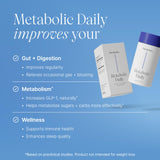 Pendulum Metabolic Daily: cápsulas en mano, muestra la dosis diaria en rutina.
