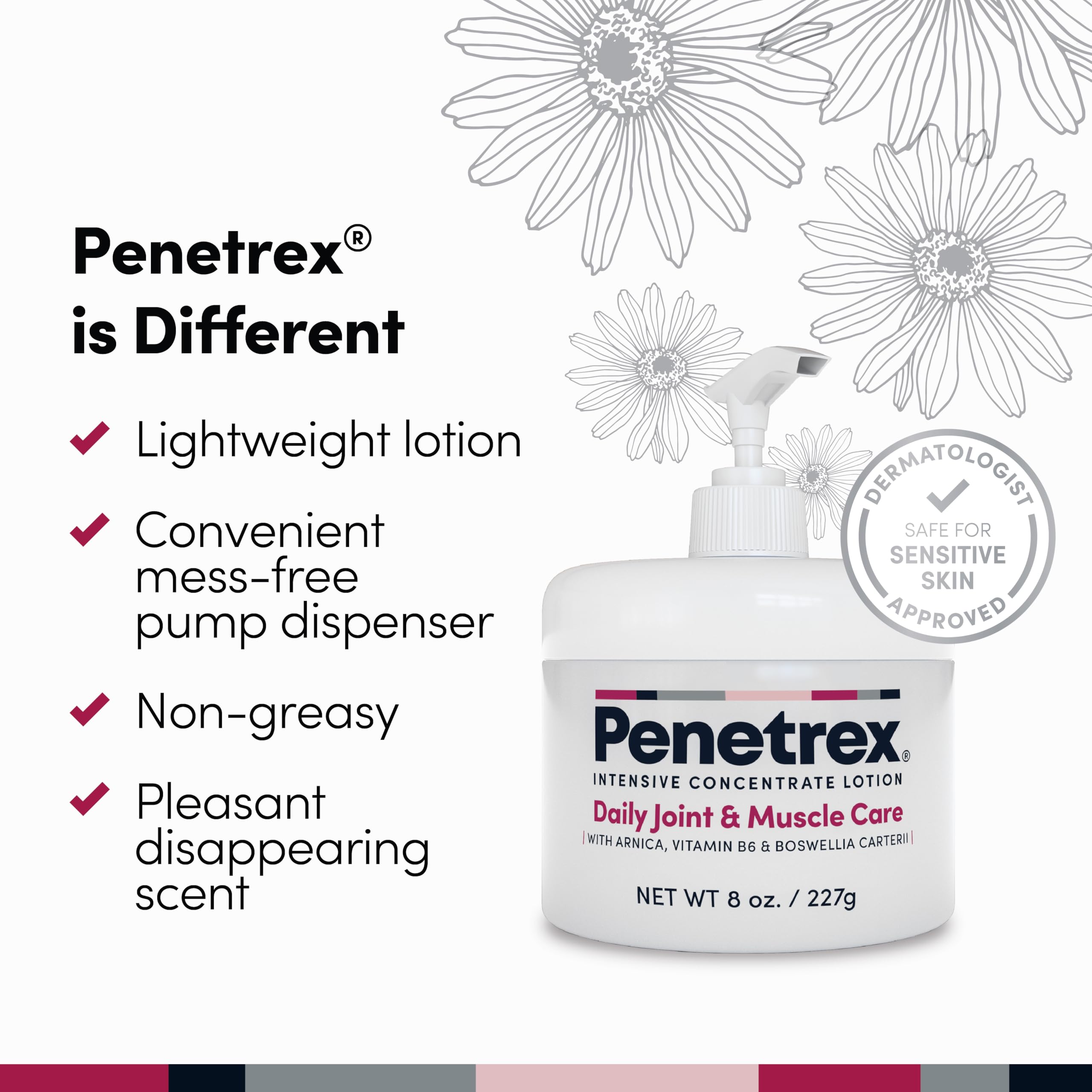 Penetrex absorción rápida, sin residuo, perfecto para post-entrenamiento.