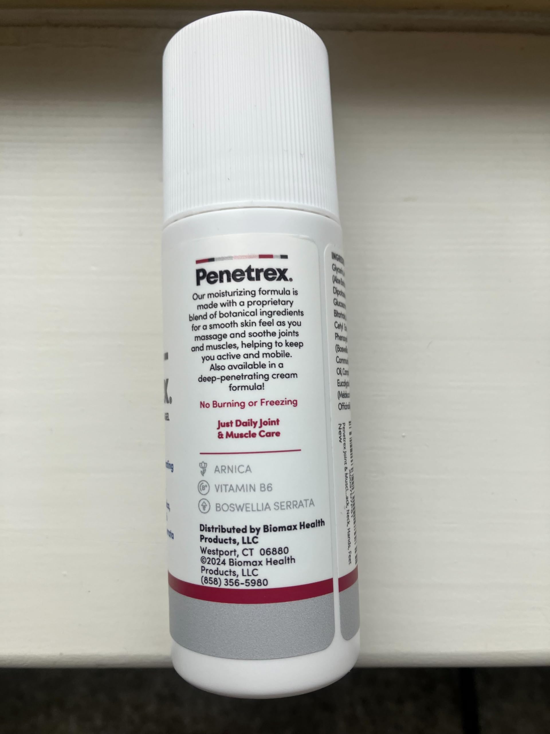 Penetrex gel Arnica Vitamina B6, acompañando músculos con efecto calmante.