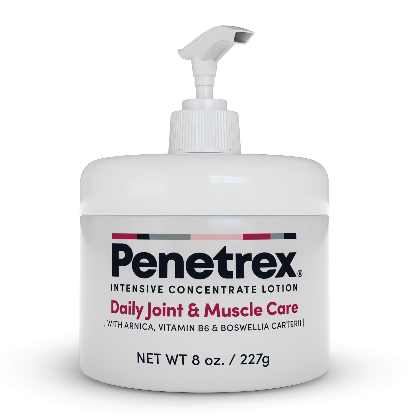 Penetrex loción para articulaciones y músculos, botella fácil de usar para uso diario.