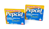 Pepcid AC bolso para llevar, solución rápida ante indigestión ocasional