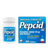 Pepcid AC Original Strength: efecto rápido, puede empezar en minutos.