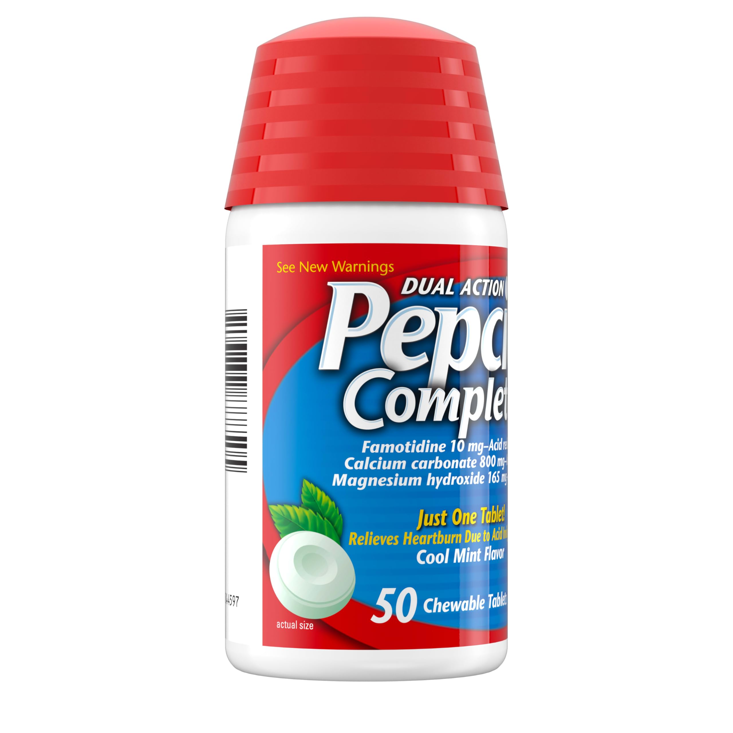 Comprimidos con sabor a menta listos para uso diario