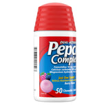 Pepcid Complete antiácidos calcio carbonato presentes para neutralizar el ácido