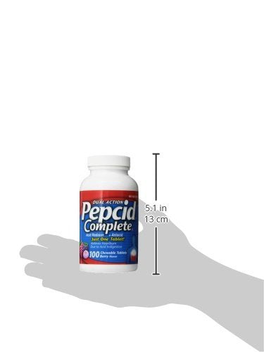Ingredientes Pepcid Complete famotidina, carbonato de calcio e hidróxido de magnesio