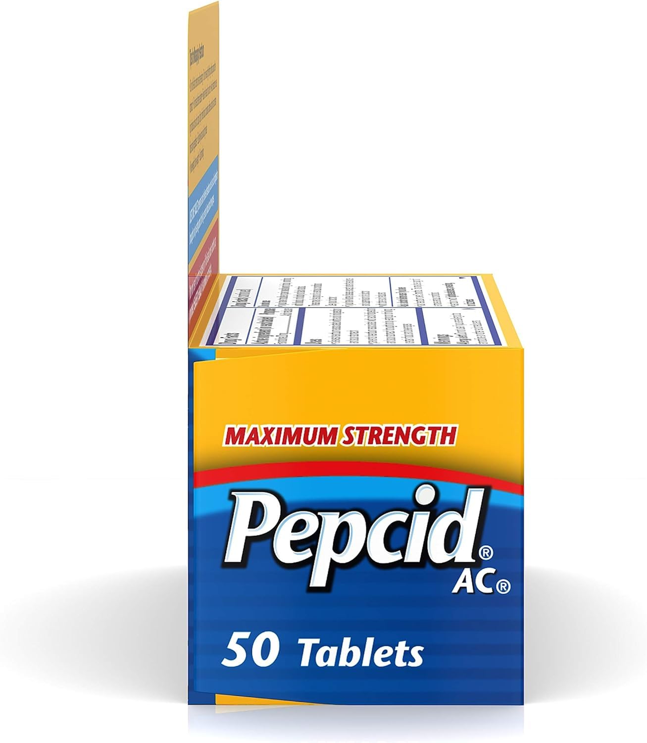 Pepcid CSC-24 vista superior del envase para verificación rápida