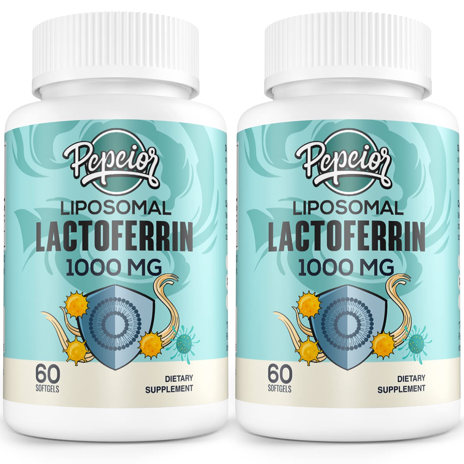 Pepeior lactoferrina liposomal en botella para apoyar la absorción de hierro
