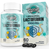 Pepeior Lactoferrina liposomada bovina 1000 mg, botella para dosis diaria.