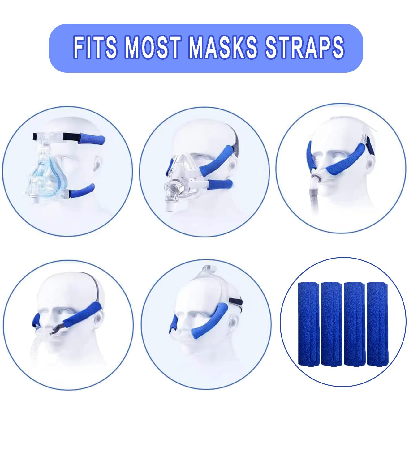 PEPEYYML cubiertas CPAP con ajuste seguro para dormir.