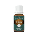 Peppermint de Young Living, botella de 15 ml, aroma revitalizante para concentración.