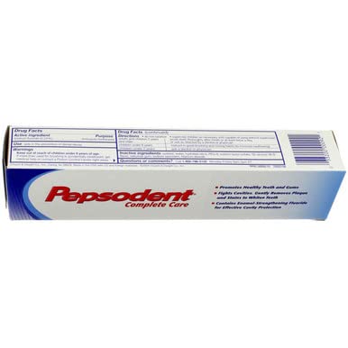 Pepsodent Complete Care: textura cremosa para comodidad al cepillar.