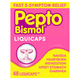 Pepto Bismol: envase grande con cápsulas líquidas para alivio práctico en casa
