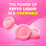 Pepto Bismol tabletas masticables alivio de indigestión y malestar estomacal
