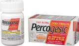 Percogesic Extra Strength cápsulas recubiertas para alivio de dolores.