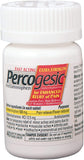 Presentación de 6 envases Percogesic, conveniente para la familia.
