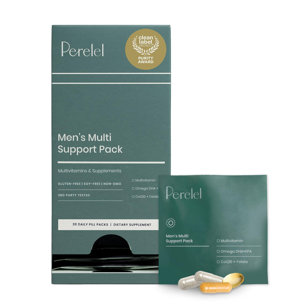 Perelel Hombre Multi-Pack empaque diario para una rutina sencilla y constante