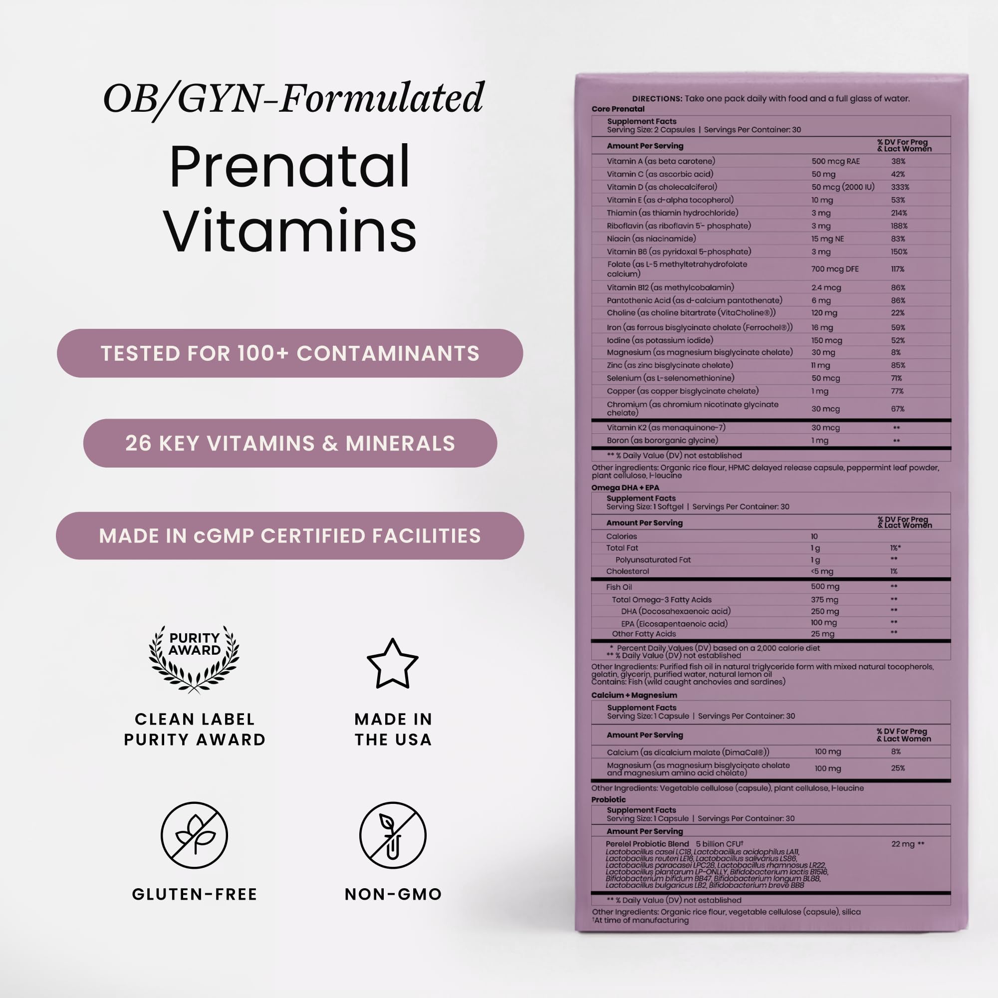 Perelel omega-3 sobre: fuente diaria de nutrientes esenciales para embarazo