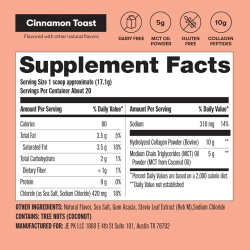 Perfect Keto colágeno para uso diario en bebidas y comidas rápidas.