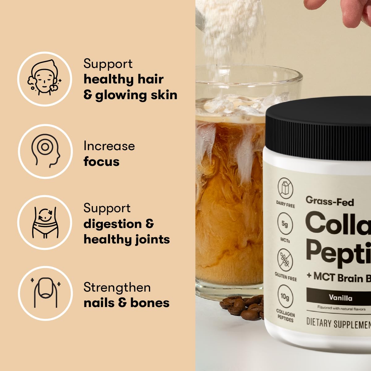 Perfect Keto Collagen, sin lácteos, ideal para batidos