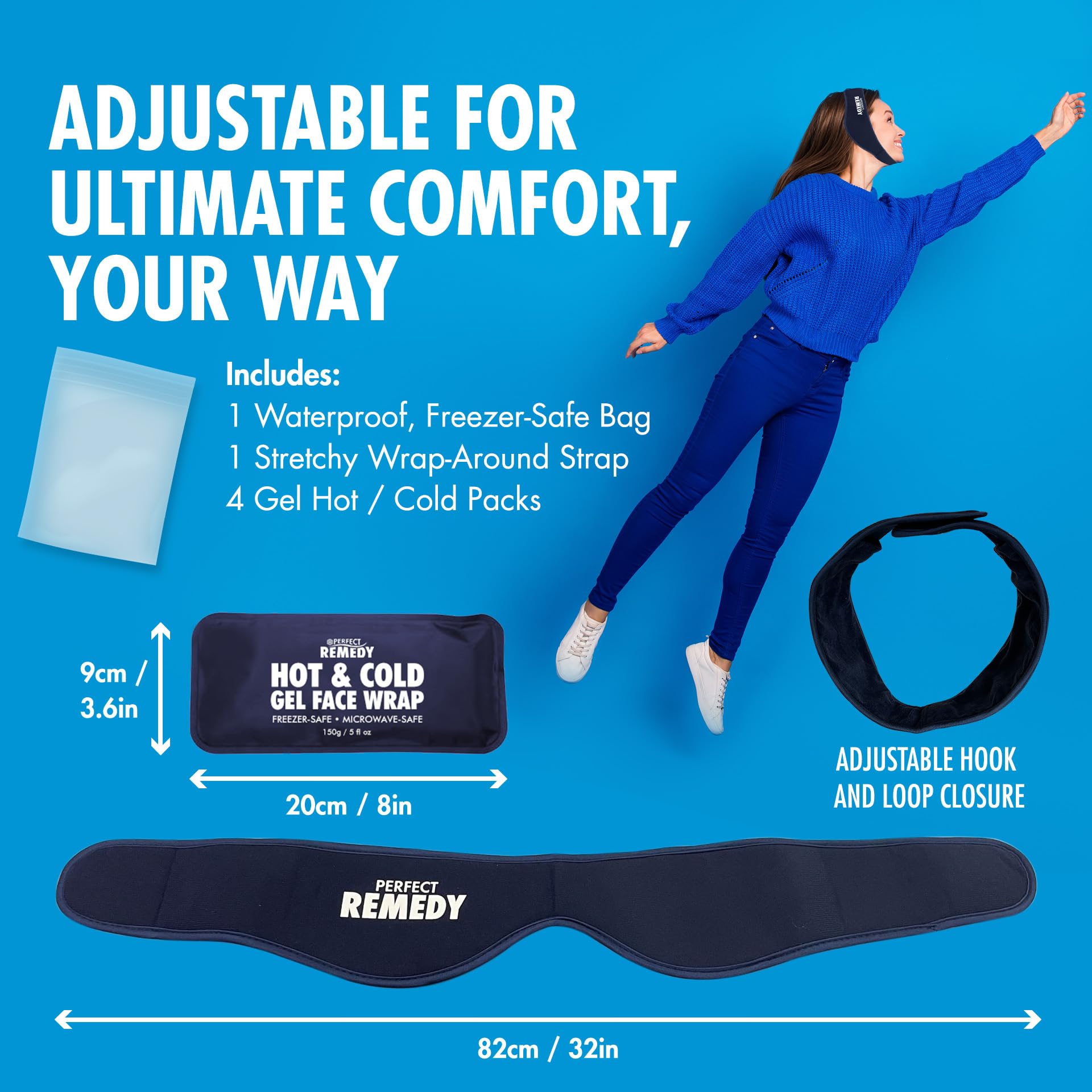 perfect remedy alivio potencial del dolor mandibular con uso flexible.