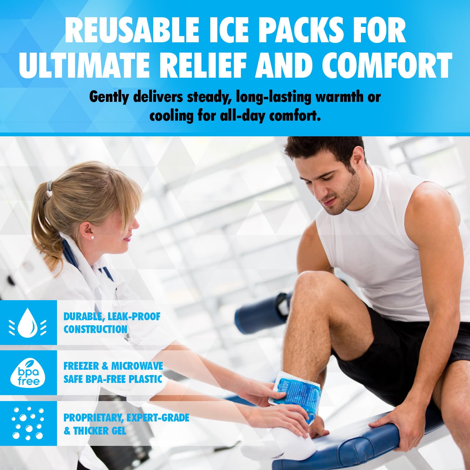 Perfect Remedy bolsa gel calor-frío mantiene temperatura para terapia continua