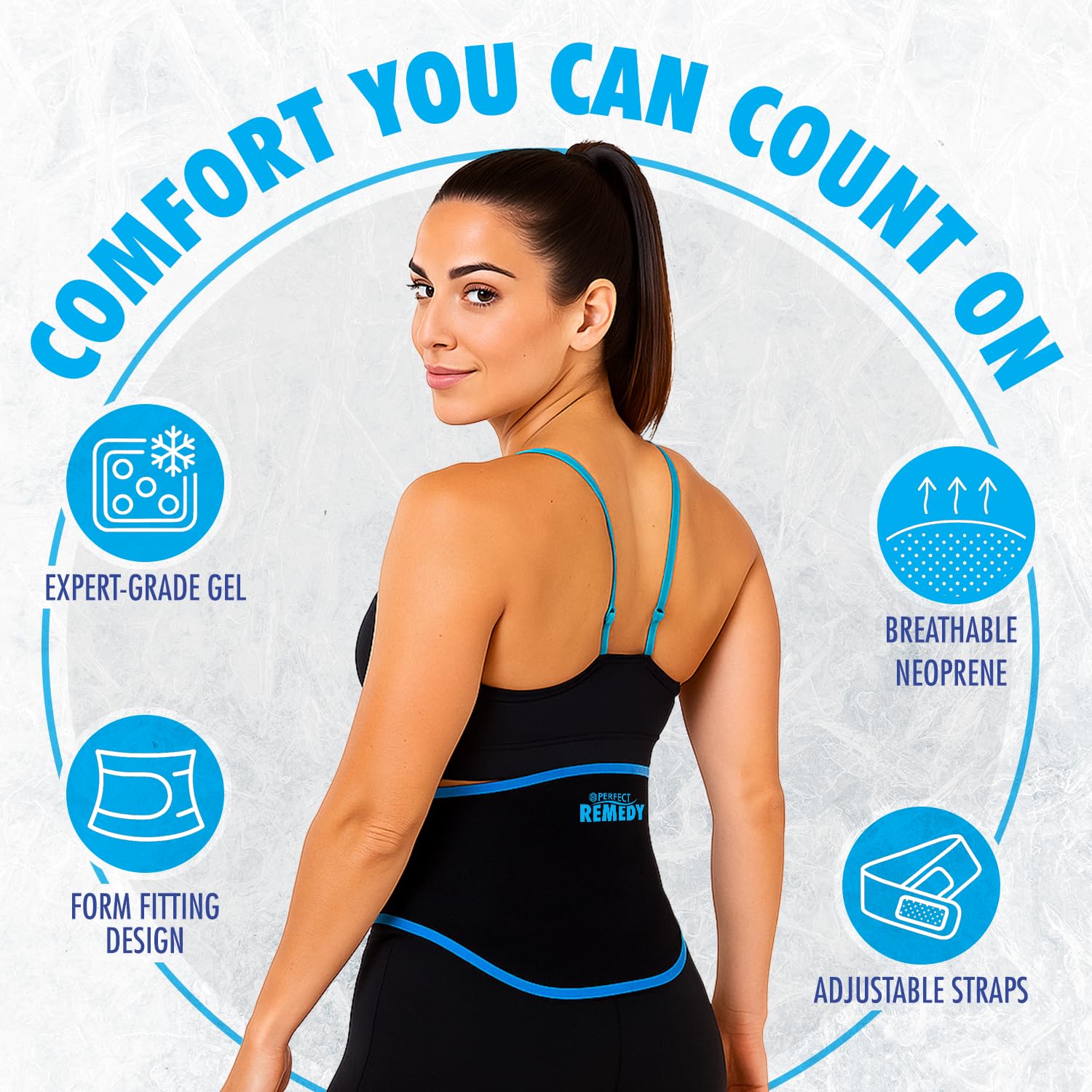 Perfect Remedy diseño-ergonomico para alivio en zona lumbar.