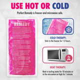Perfect Remedy gel compresas para uso corporal y alivio suave.