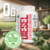Diesel, mezcla fácil en shaker, sin grumos para consumir al instante.