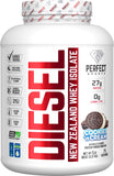 PERFECT SPORTS Diesel 100% NZ Aislado de Suero, bote de 5 libras, apoyo muscular diario.