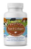 Perfect Supplements Colágeno Tipo II – botella, soporte articular diario.