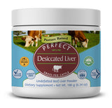 Perfect Supplements Hígado Desecado en polvo 180 g, fuente natural de proteínas para dietas equilibradas.