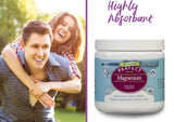 Polvo sin sabor de Perfect Supplements Magnesio Citrato listo para mezclar.
