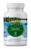 Perfect Supplements Perfect Spirulina: cápsulas para energía sostenida y nutrición diaria.