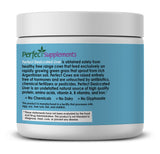 Perfect Supplements proceso de secado a baja temperatura para preservar nutrientes.