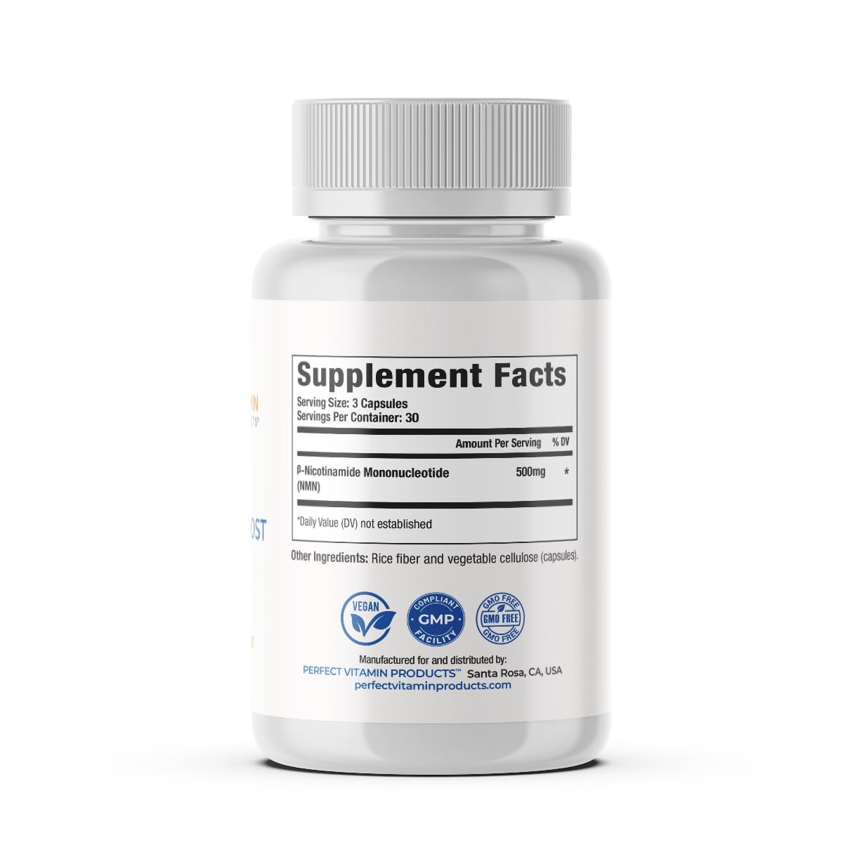 Perfect Vitamin NAD+: empaque sostenible para una elección consciente