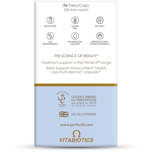 Perfectil Max cápsula Nutri-Dermal para nutrición de la piel.