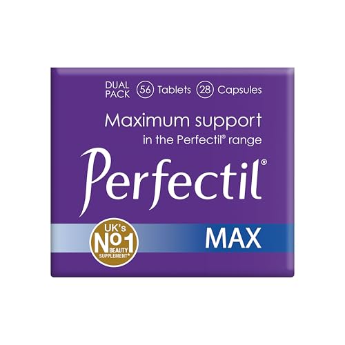 Perfectil Max salud del cabello con ingredientes clave.