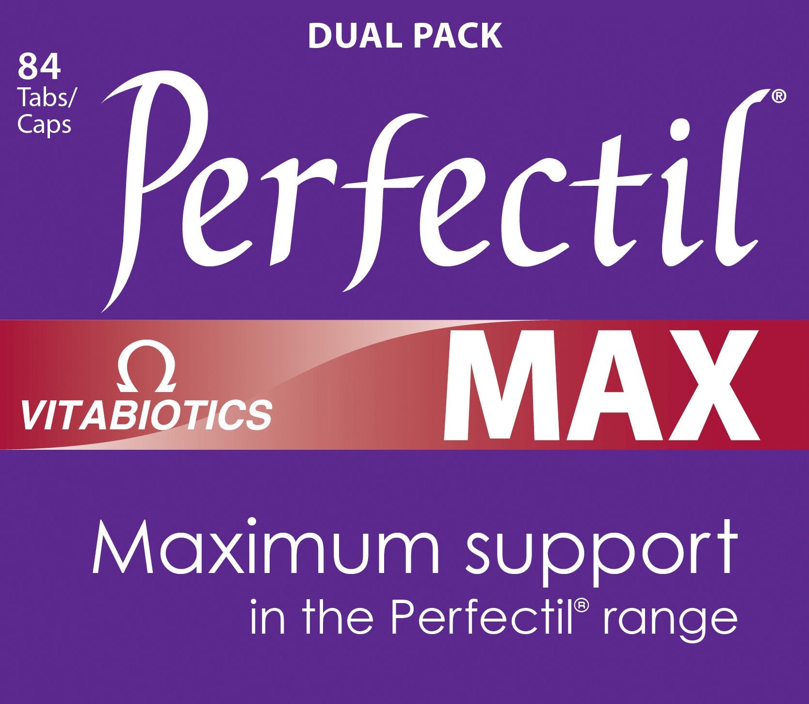 Perfectil Max tabletas nutrientes y Nutri-Dermal para uso diario.