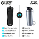 PerfectShaker LUMA, diseño duradero de acero para entrenamientos intensos