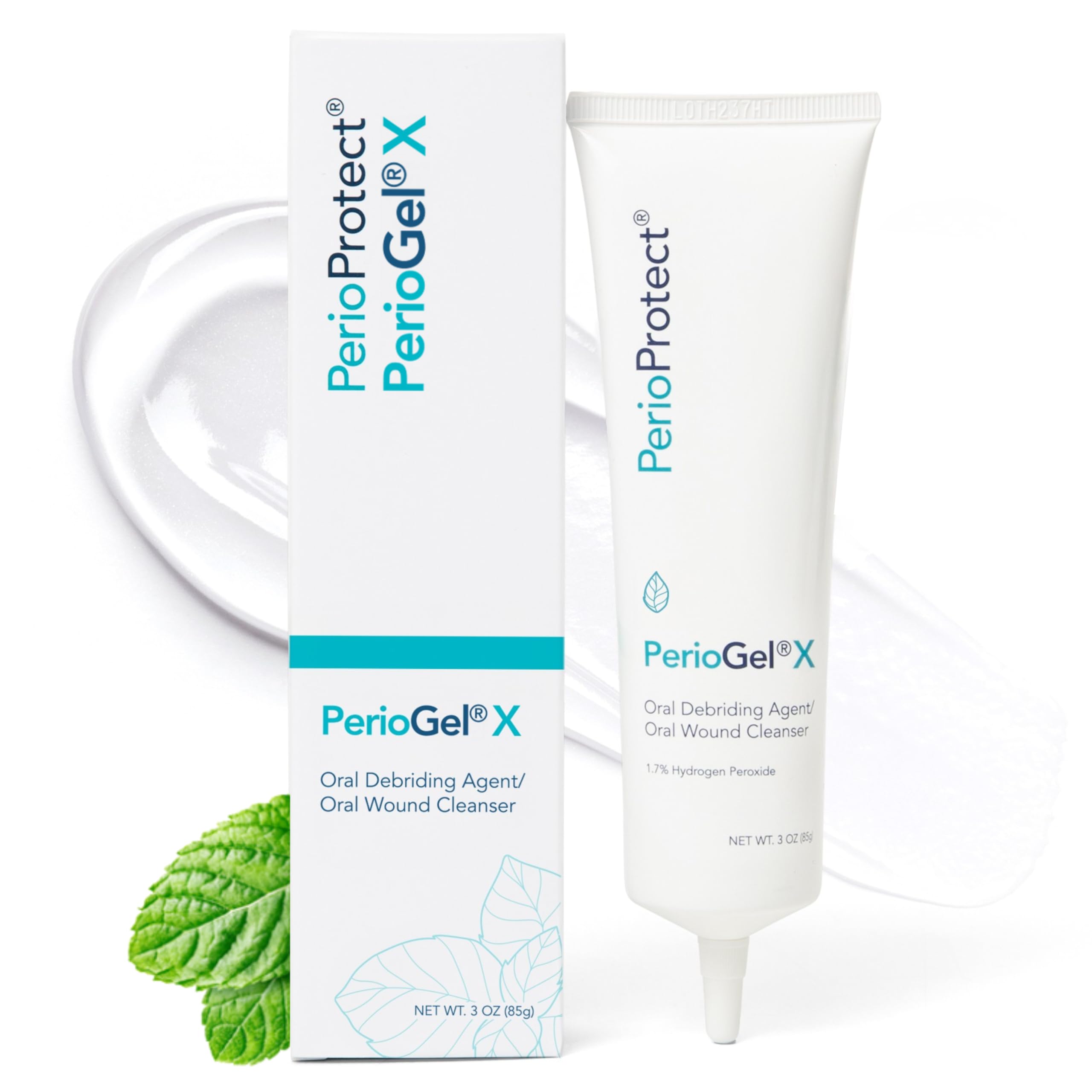 PerioGelX de Perio Protect: empaque de 3 oz para tratamiento bucal cómodo.