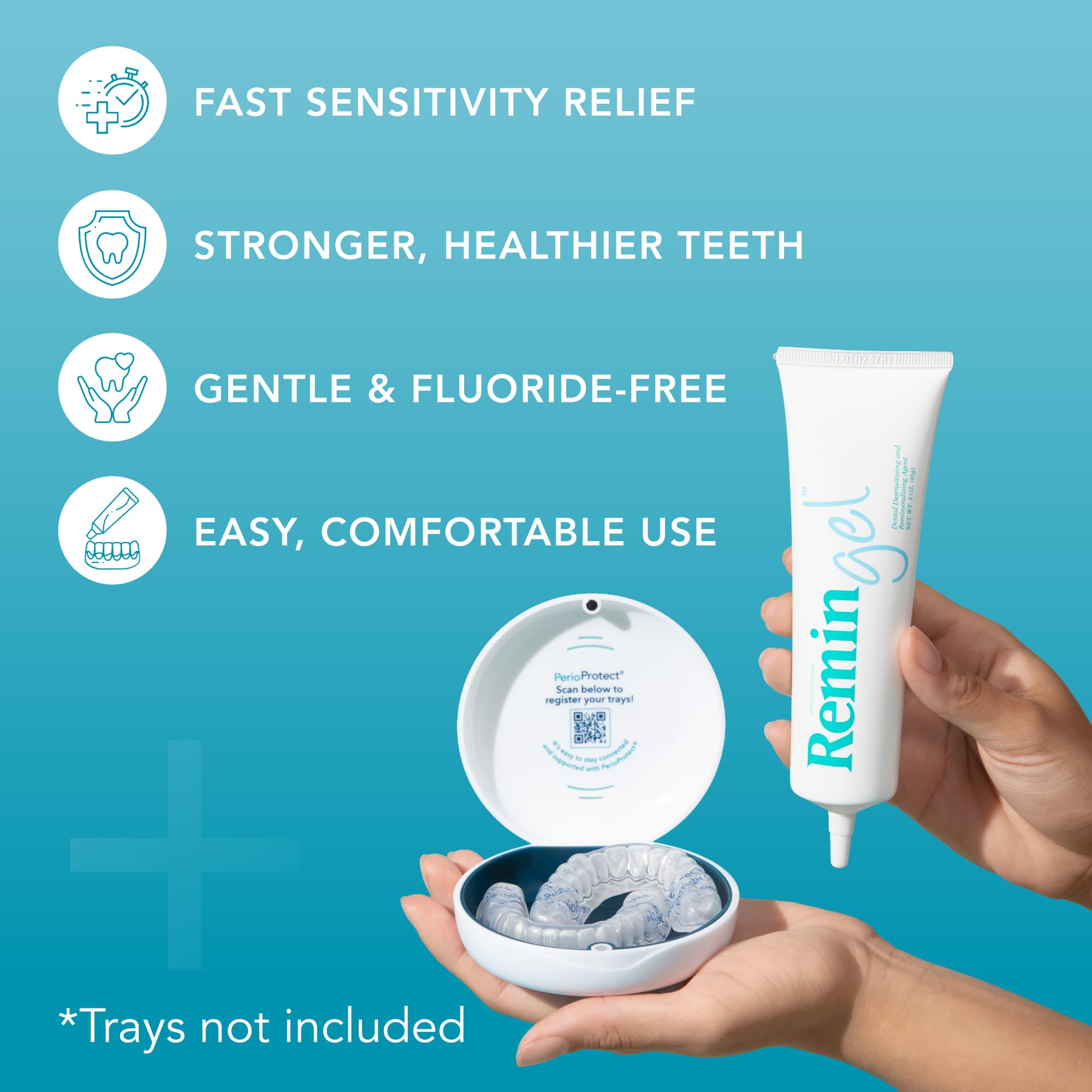 ReminGel de Perio Protect: alivio de la sensibilidad al rellenar tubulillos expuestos.