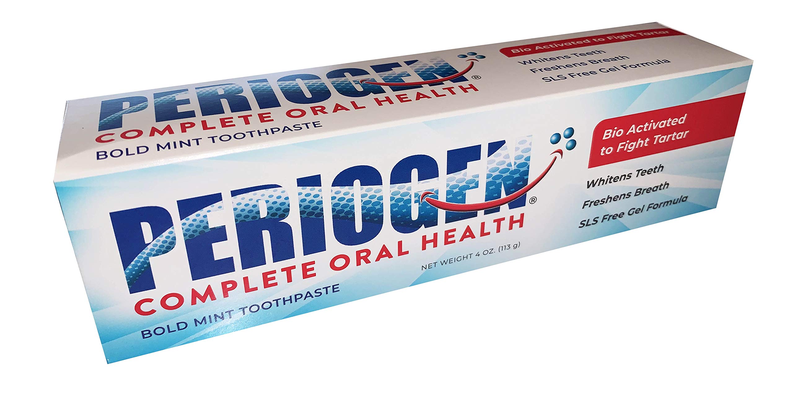 Periogen: pasta-dentifrica-baja-abrasividad adecuada para dientes sensibles.