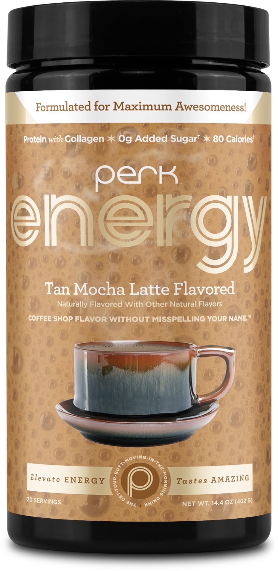 Perk Tan Mocha Latte: mezcla cremosa para empezar el día con energía y enfoque