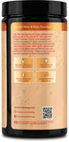 Perk Energy, sabor vainilla caramelo, etiqueta nutricional clara para dietas libres de gluten.