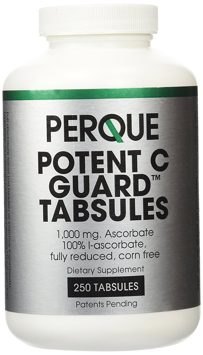 PERQUE Potent C Guard 1000 mg, envase de tabletas para uso diario